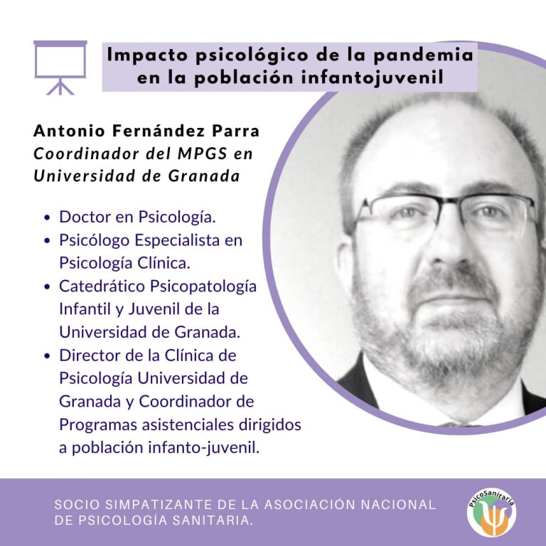 3. Antonio Fernandez - Impacto psicológico de la pandemia en la población infantojuvenil